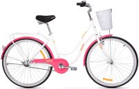 Велосипед AIST Avenue 26 2023 ( белый/розовый) - 