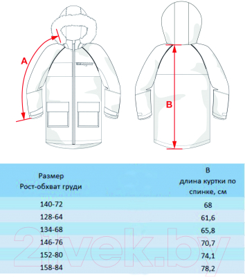 Куртка детская Batik Артур / 544-23в-1 (р-р 128-64, серый/пепельный)