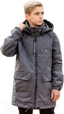Куртка детская Batik Артур / 544-23в-1 (р-р 128-64, черный/графит)