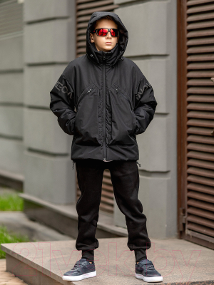 Куртка детская Batik Керо / 546-23в-1 (р-р 152-80, черный)