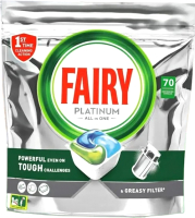 Капсулы для посудомоечных машин Fairy Platinum All in One (70шт) - 