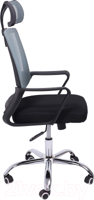 Кресло офисное AksHome Christopher (черный/серый)