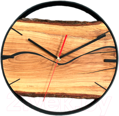 Настенные часы RDS Wood Круглые (дуб)