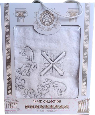 Крестильное полотенце Goodness В подарочной коробке 100x100 (серебристый)