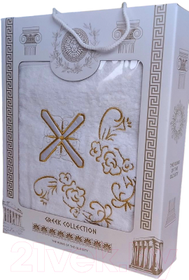 Крестильное полотенце Goodness В подарочной коробке 100x100 (золото)