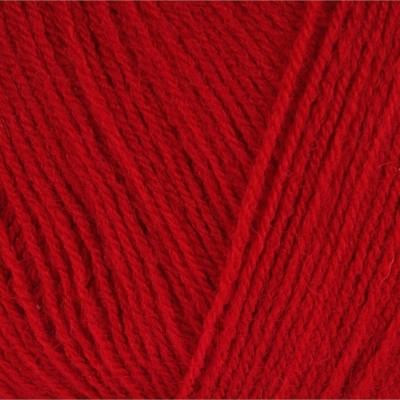 Набор пряжи для вязания Alize Lanagold 800 49% шерсть, 51% акрил / 56 (800м, красный, 5 мотков)