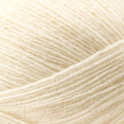 Набор пряжи для вязания Alize Lanagold 800 49% шерсть, 51% акрил / 62 (800м, молочный, 5 мотков)
