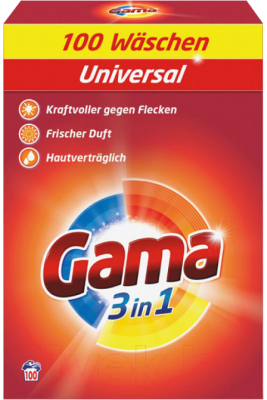 Стиральный порошок GAMA Универсальный в коробке (6кг)