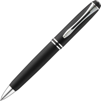 Ручка шариковая Luxor Trident / 8631 (черный/хром) - 
