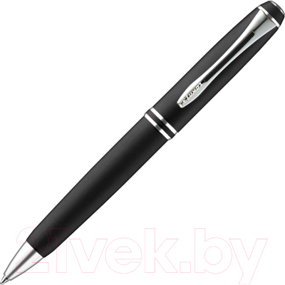 Ручка шариковая Luxor Trident / 8631 (черный/хром)