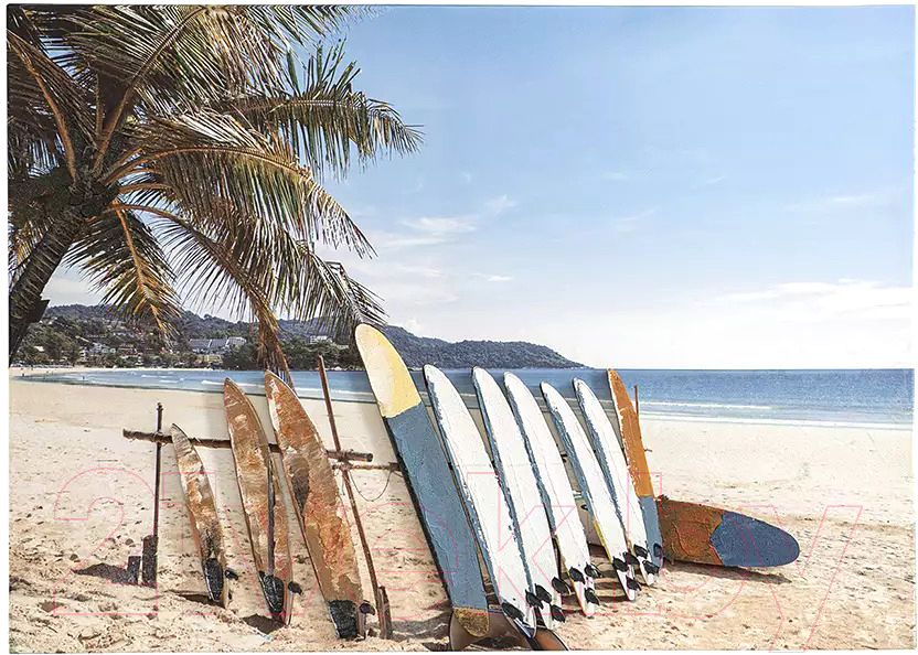 Картина Bergenson Bjorn By 3D Surf. Beach / BB0000595
