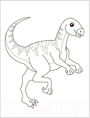 Раскраска Мозаика-Синтез Раскраски для малышей. Динозавры / МС13759