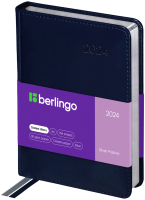 Ежедневник Berlingo Датированный Silver Pristine А6 / DD4_82603 (184л, синий) - 
