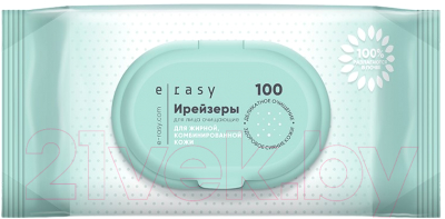 Влажные салфетки E-Rasy Для жирной и комбинированной кожи (100шт)