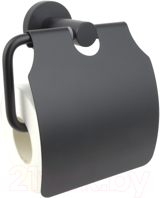 Держатель для туалетной бумаги Aquatek Вега AQ4009MB (матовый черный)