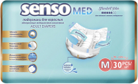 Подгузники для взрослых Senso Med Standart Plus Медицинского назначения M (30шт) - 
