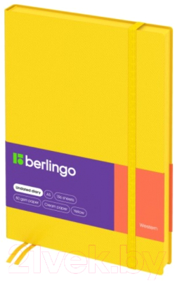 Ежедневник Berlingo Western A5 / UD3_85506 (136л, желтый)