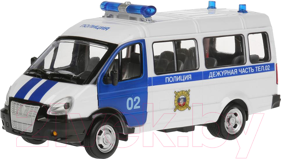 Автомобиль игрушечный Технопарк Газель Полиция / X600-H09002-R