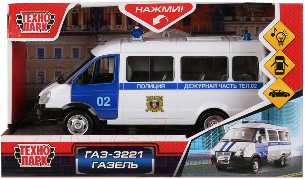 Автомобиль игрушечный Технопарк Газель Полиция / X600-H09002-R