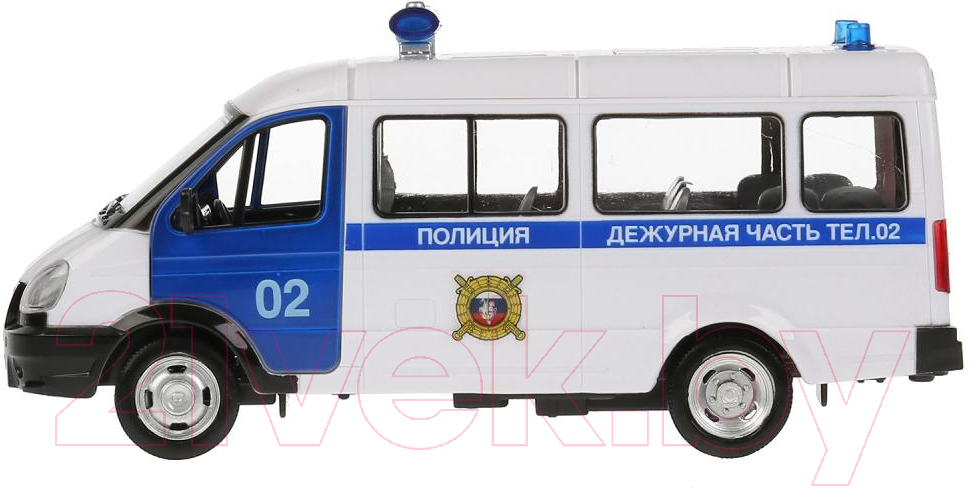 Автомобиль игрушечный Технопарк Газель Полиция / X600-H09002-R