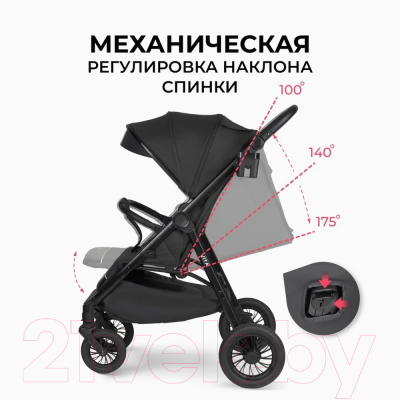 Детская прогулочная коляска Costa Vita / VT-1 (черный)
