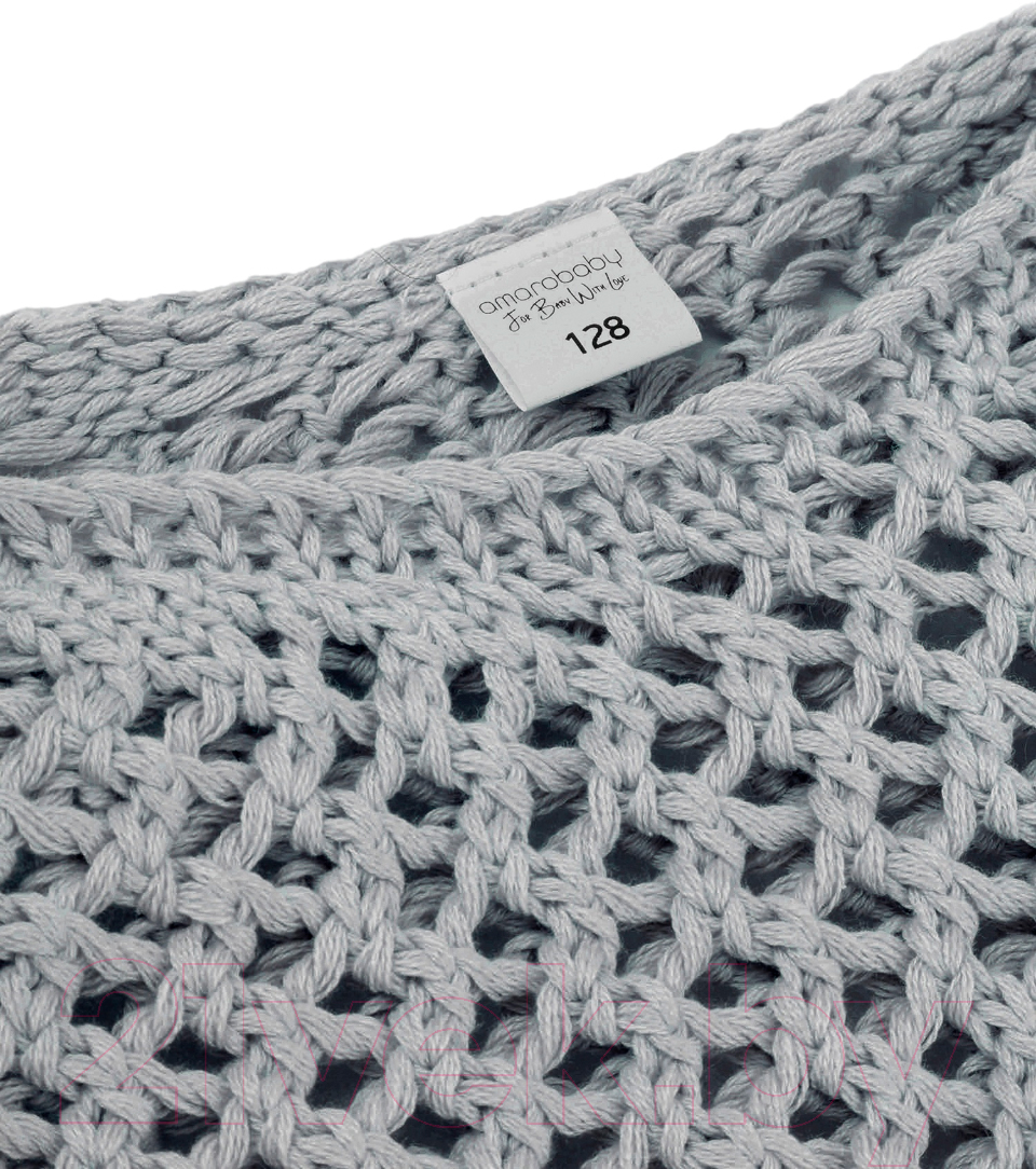 Джемпер детский Amarobaby Knit Trend / AB-OD21-KNITT2602/11-128 (серый, р.128) — фото 2