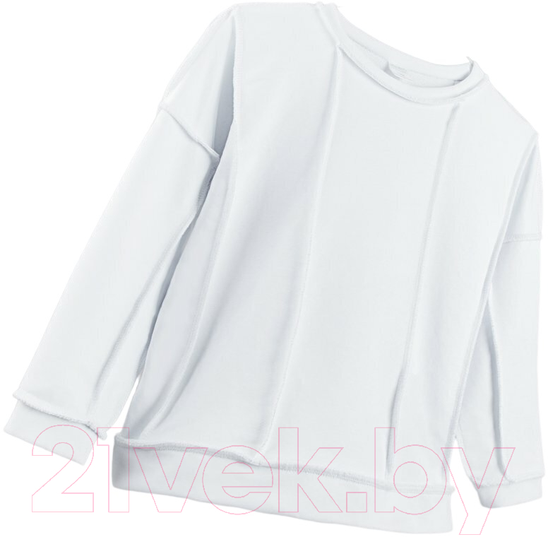 Свитшот детский Amarobaby Bold / AB-OD23-28B/00-152 (белый, р.152)