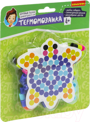 Набор для творчества Bondibon Термомозаика для малышей. Черепашка / ВВ5960 