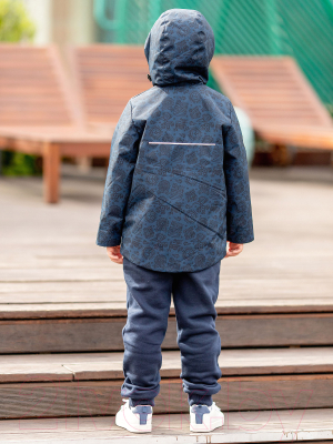 Куртка прогулочная детская Batik Дэни / 549-23в-1 (р-р 86-52, принт синий)