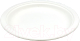 Набор одноразовых тарелок Паксервис Сахарный тростник / 285624 (100шт, белый) - 