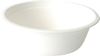 Набор одноразовых тарелок Паксервис Для супа сахарный тростник / 287523 (100шт, белый) - 