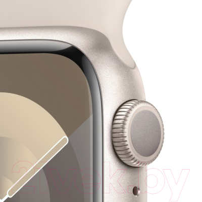 Умные часы Apple Watch Series 9 GPS 41mm (Starlight, ремешок S/M)