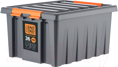 Контейнер для хранения Rox Box Pro 036-00.76 (антрацит, 36л)