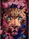 Картина по номерам БЕЛОСНЕЖКА Цветочный леопард / 496-AS  - 