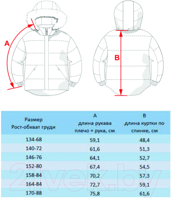 Куртка детская Batik Вера 2 562-23в-1 (р-р 140-72, молоко)
