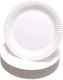 Набор одноразовых тарелок Паксервис Мелованный картон 170мм / 285245 (200шт, белый) - 