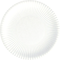 Набор одноразовых тарелок Паксервис Ламинированный картон 240мм / 285246 (100шт, белый) - 