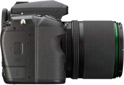 Зеркальный фотоаппарат Pentax K-3 Kit DA 18-135mm WR (черный) - вид сбоку