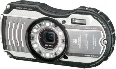 Компактный фотоаппарат Ricoh WG-20 (белый) - общий вид