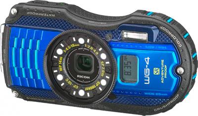 Компактный фотоаппарат Ricoh WG-4 GPS (черно-синий) - общий вид
