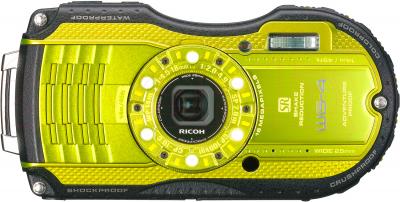 Компактный фотоаппарат Ricoh WG-4 (Black-Yellow) - общий вид
