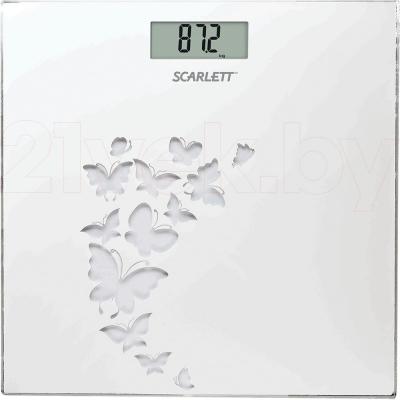 Напольные весы электронные Scarlett SC-BS33E003 (White) - общий вид