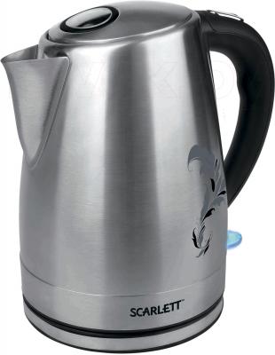 Электрочайник Scarlett SC-EK21S02 (нержавеющая сталь-серый) - общий вид