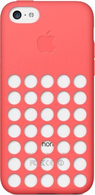 Чехол-накладка Apple Case for iPhone 5c MF036ZM/A (розовый) - общий вид