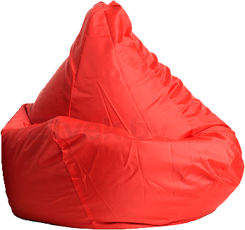 Бескаркасное кресло Baggy Груша Макси (красное) - общий вид