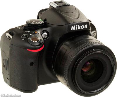 Зеркальный фотоаппарат Nikon D5100 Double Kit 18-55mm VR + 35mm f/1.8G - с объективом 35mm