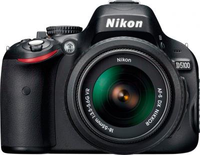 Зеркальный фотоаппарат Nikon D5100 Double Kit 18-55mm VR + 35mm f/1.8G - общий вид