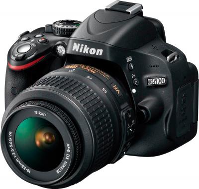 Зеркальный фотоаппарат Nikon D5100 Double Kit 18-55mm VR + 35mm f/1.8G - общий вид