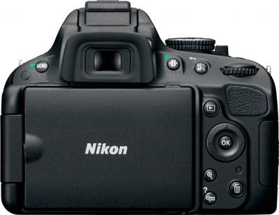 Зеркальный фотоаппарат Nikon D5100 Double Kit 18-55mm VR + 35mm f/1.8G - вид сзади
