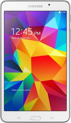 Планшет Samsung Galaxy Tab4 7.0 8GB / SM-T230 (белый) - фронтальный вид